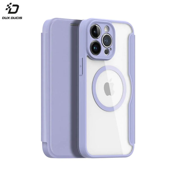 Housse de Protection Skin X Pro Dux Ducis pour Apple iPhone 14 Pro Max MagSafe Violet Clair