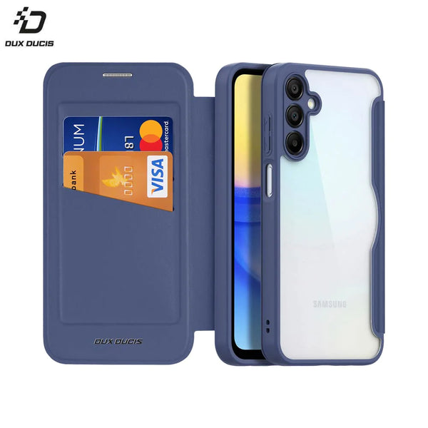Dux Ducis Skin X Pro Schutzh¨¹lle f¨¹r Samsung Galaxy A15 5G A156B & A15 4G A155 Blau