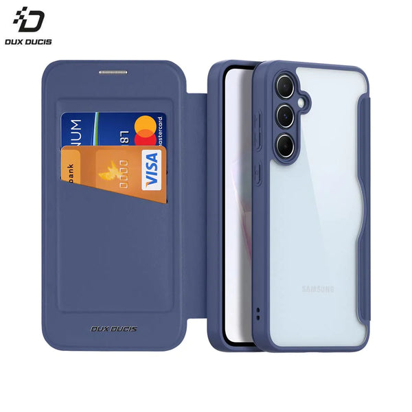 Dux Ducis Skin X Pro Schutzh¨¹lle f¨¹r Samsung Galaxy A35 5G A356 Blau