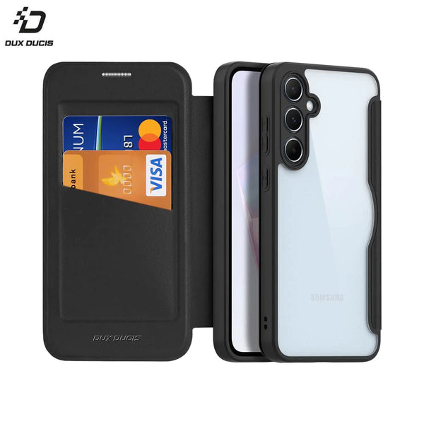 Dux Ducis Skin X Pro Schutzh¨¹lle f¨¹r Samsung Galaxy A35 5G A356 Schwarz