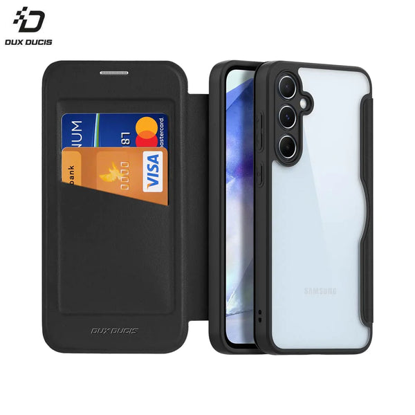 Dux Ducis Skin X Pro Schutzh¨¹lle f¨¹r Samsung Galaxy A55 5G A556 Schwarz