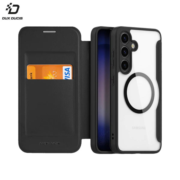 Dux Ducis Skin X Pro Schutzh¨¹lle f¨¹r Samsung Galaxy S24 Plus 5G S926 MagSafe Schwarz