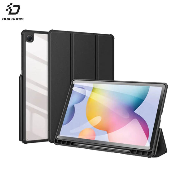 Toby Dux Ducis Schutzh¨¹lle f¨¹r Samsung Galaxy Tab S6 Lite Wi-Fi P610 Galaxy Tab S6 Lite 4G P615, Schwarz