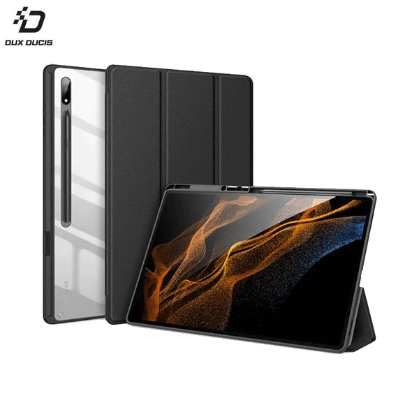 Toby Dux Ducis Schutzh¨¹lle f¨¹r Samsung Galaxy Tab S8 Ultra Wi-Fi X900, Schwarz