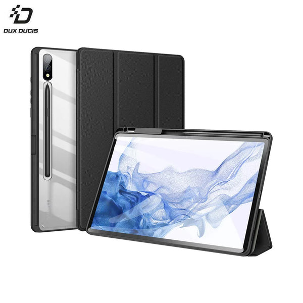Toby Dux Ducis Schutzh¨¹lle f¨¹r Samsung Galaxy Tab S9 Plus Wi-Fi X810 & S9 Plus 5G X816, Schwarz