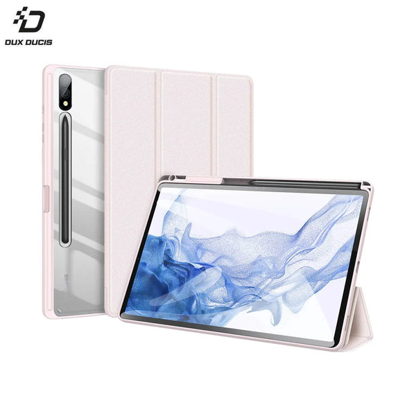 Toby Dux Ducis Schutzh¨¹lle f¨¹r Samsung Galaxy Tab S9 Plus Wi-Fi X810 & S9 Plus 5G X816, Rosa