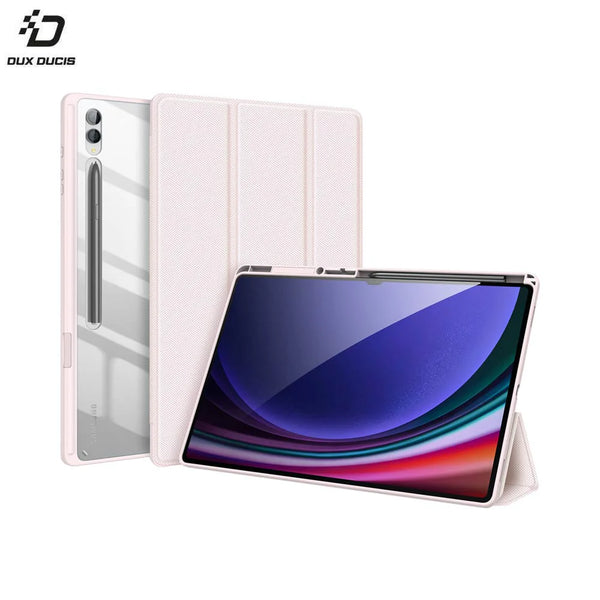 Toby Dux Ducis Schutzh¨¹lle f¨¹r Samsung Galaxy Tab S9 Ultra Wi-Fi X910 & Tab S9 Ultra 5G X916, Rosa