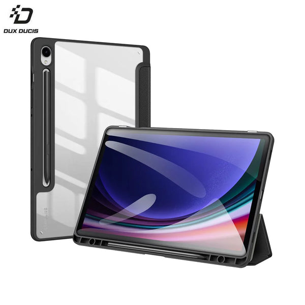 Toby Dux Ducis Schutzh¨¹lle f¨¹r Samsung Galaxy Tab S9 Wi-Fi X710 & S9 5G X716, Schwarz