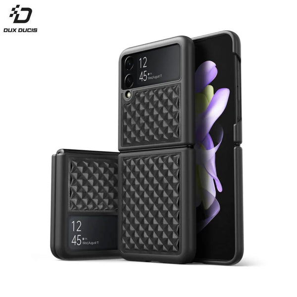 Dux Ducis Venice Schutzh¨¹lle f¨¹r Samsung Galaxy Z Flip 4 5G F721 Schwarz