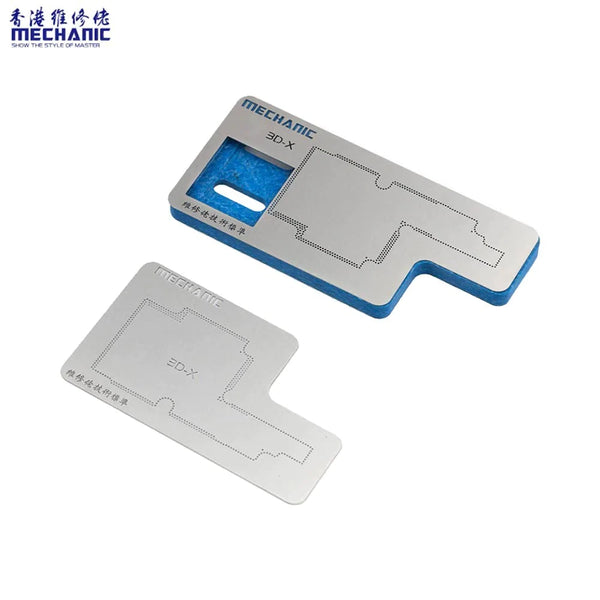 Kit de Pochoirs Rebillage Mechanic 3D pour iPhone X XS XS MAX