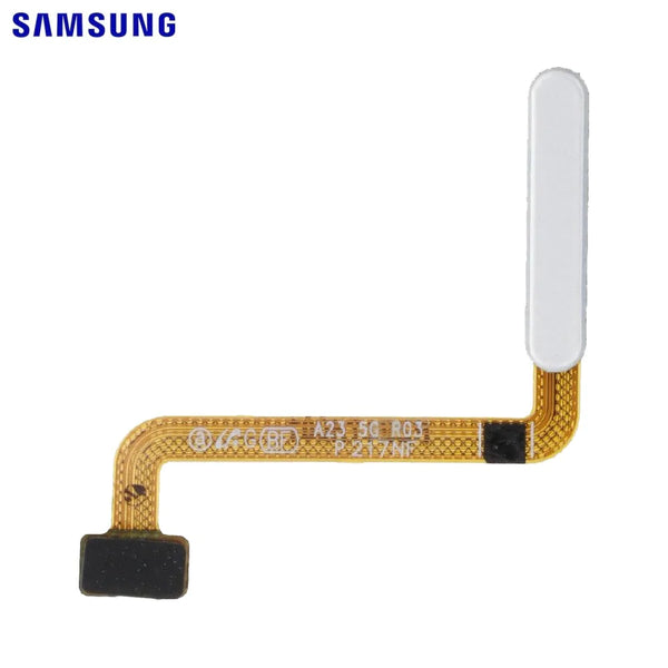 Lector de huellas dactilares original Samsung Galaxy A23 5G A236 GH96-15397B Blanco