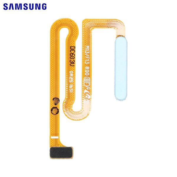 Lector de huellas dactilares original Samsung Galaxy M13 M135 GH96-15216C Azul claro