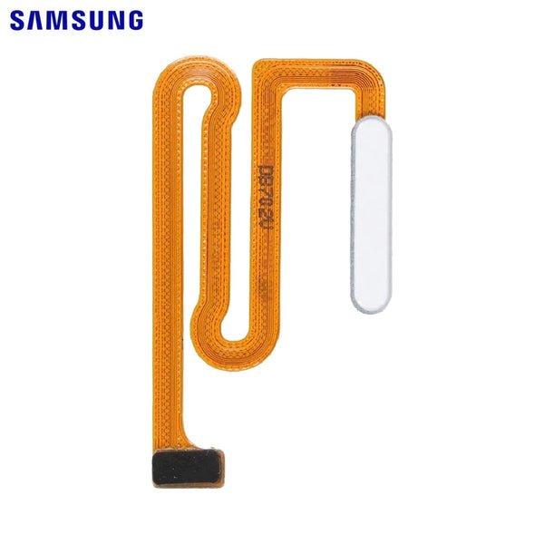 Lector de huellas dactilares original Samsung Galaxy M22 M225 GH96-14541B Blanco