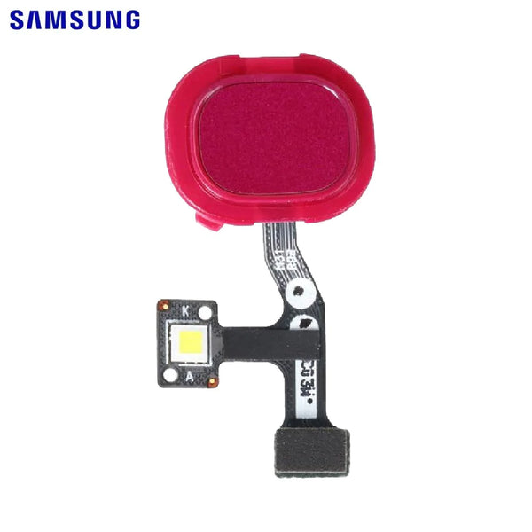Lector de huellas dactilares original Samsung Galaxy M31 M315 GH96-13405C Rojo