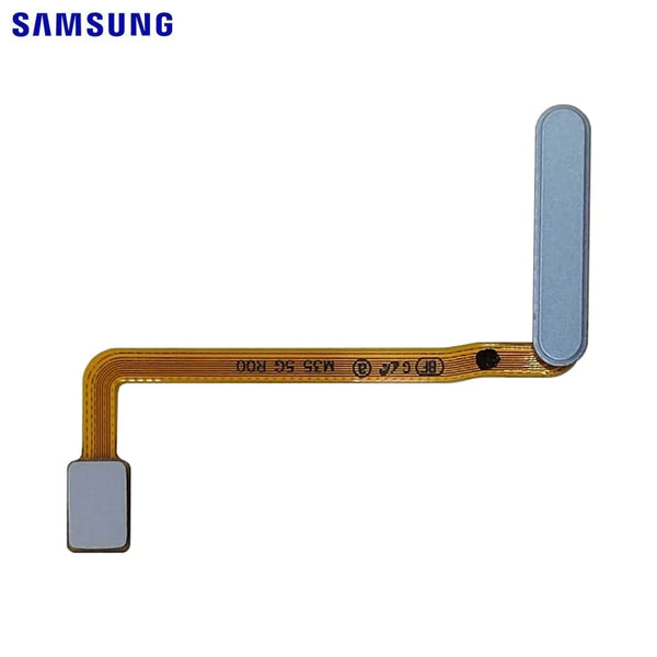 Lector de huellas dactilares original Samsung Galaxy M35 5G M356 GH96-17207C Azul claro