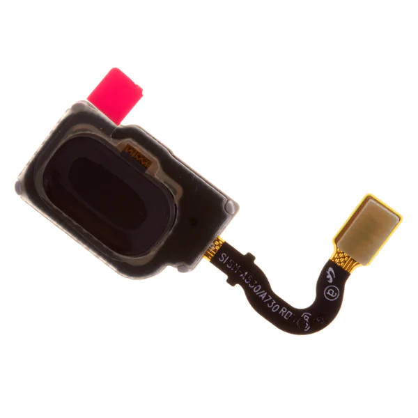 Samsung Galaxy A8 2018 A530 Galaxy A8 Plus 2018 A730 Lector de huellas dactilares Premium Negro