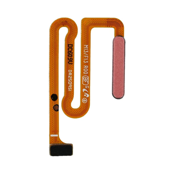 Samsung Galaxy M13 M135 Premium Lector de Huellas Naranja Cobre