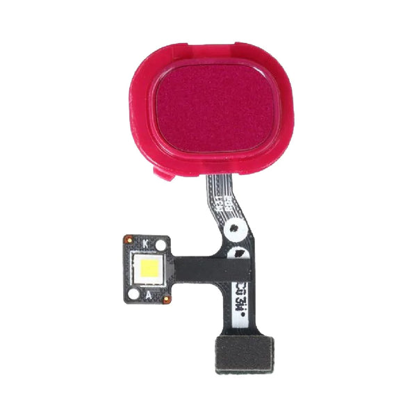 Lector de huellas dactilares premium Samsung Galaxy M31 M315 Rojo