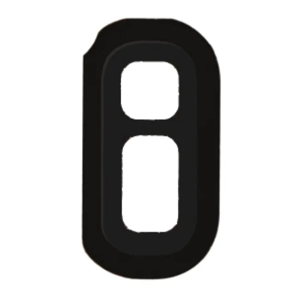 Lente premium para flash y sensor Samsung Galaxy S7 Edge G935, color negro