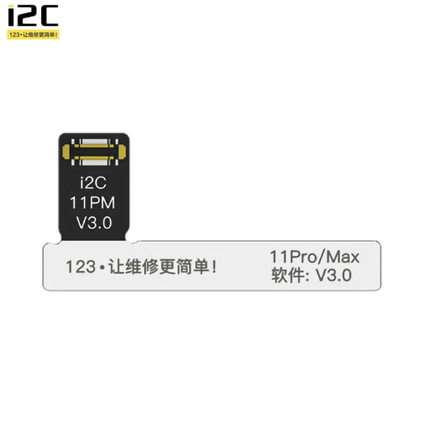 Nappe de R¨¦paration Batterie i2C i6S Externe pour Apple iPhone 11 Pro & 11 Pro Max (sans Soudure, Batterie 100% et 0 Cycles de Charge)