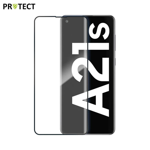 PROTECT Vollst_ndig geh_rtetes Glaspaket f¨¹r Samsung Galaxy A21S A217F x10 Schwarz