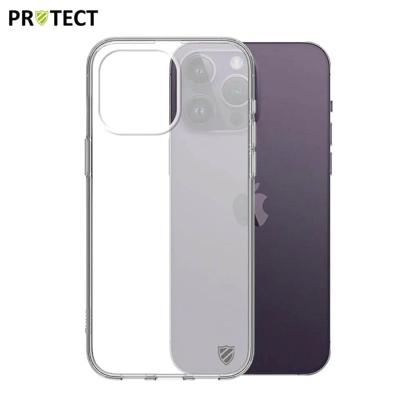 Pack de 10 Coques Silicone PROTECT pour Apple iPhone 14 Pro Max Bulk Transparent