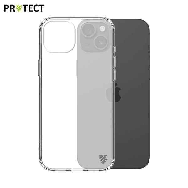 Pack de 10 Coques Silicone PROTECT pour Apple iPhone 15 Plus Bulk Transparent