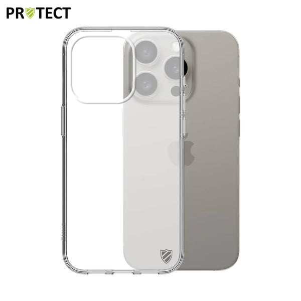 Pack de 10 Coques Silicone PROTECT pour Apple iPhone 16 Pro Bulk Transparent