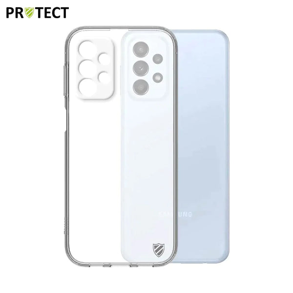 10 St¨¹ck PROTECT Silikonh¨¹llen f¨¹r Samsung Galaxy A23 5G A236 Galaxy A23 4G A235 Bulk Transparent