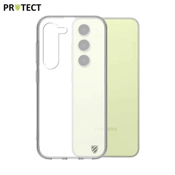 10er-Pack Silikonh¨¹llen PROTECT f¨¹r Samsung Galaxy S23 5G S911 Bulk Transparent