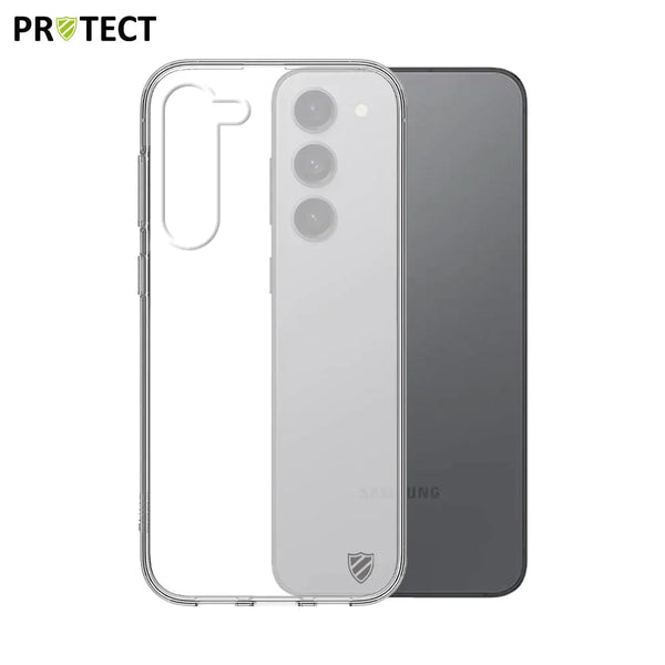 10er Pack Silikonh¨¹llen PROTECT f¨¹r Samsung Galaxy S23 Plus 5G S916 Bulk Transparent