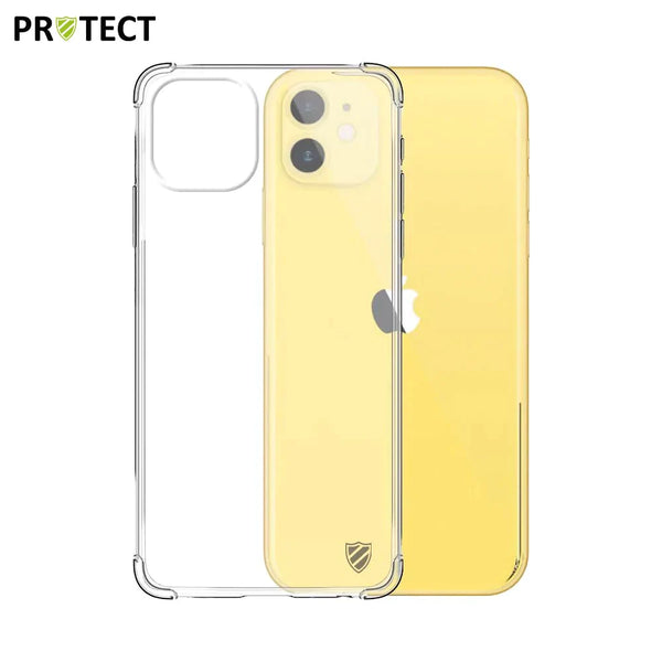 Pack de 10 Coques Silicone Renforc¨¦e PROTECT pour Apple iPhone 11 Bulk Transparent