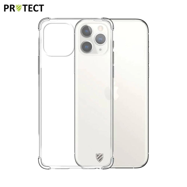 Pack de 10 Coques Silicone Renforc¨¦e PROTECT pour Apple iPhone 11 Pro Max Bulk Transparent