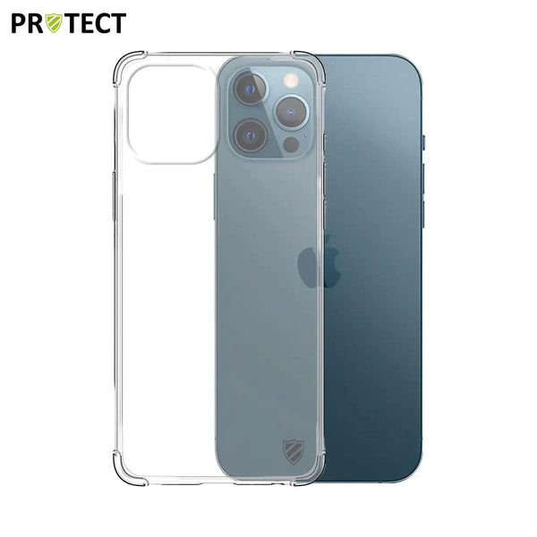 Pack de 10 Coques Silicone Renforc¨¦e PROTECT pour Apple iPhone 12 Pro Max Bulk Transparent