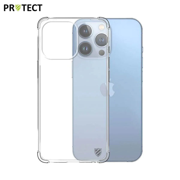 Pack de 10 Coques Silicone Renforc¨¦e PROTECT pour Apple iPhone 13 Pro Bulk Transparent
