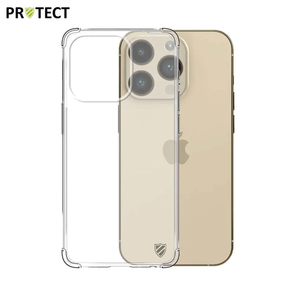Pack de 10 Coques Silicone Renforc¨¦e PROTECT pour Apple iPhone 14 Pro Bulk Transparent