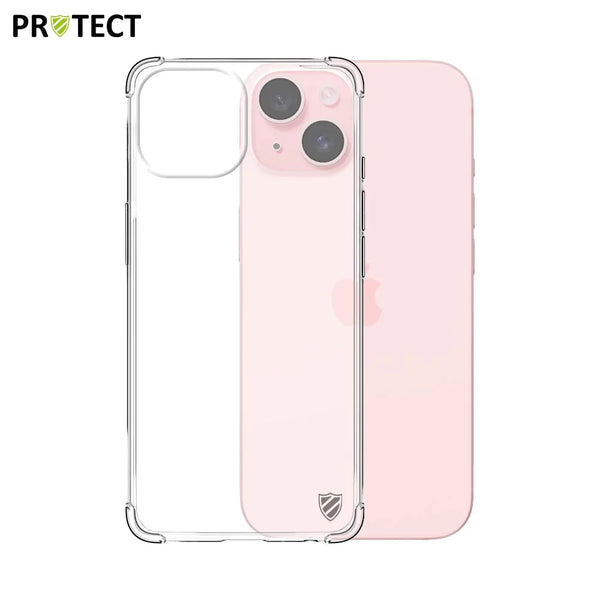 Pack de 10 Coques Silicone Renforc¨¦e PROTECT pour Apple iPhone 16 Bulk Transparent