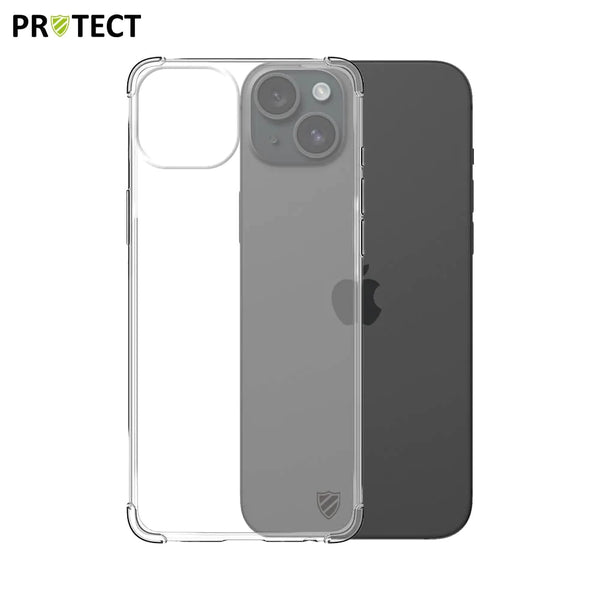 Pack de 10 Coques Silicone Renforc¨¦e PROTECT pour Apple iPhone 16 Plus Transparent