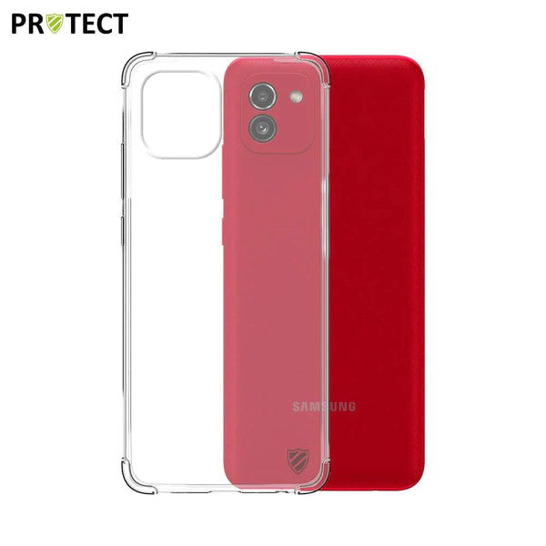 10er-Pack verst_rkte Silikonh¨¹llen PROTECT f¨¹r Samsung Galaxy A03 A035F Bulk Transparent