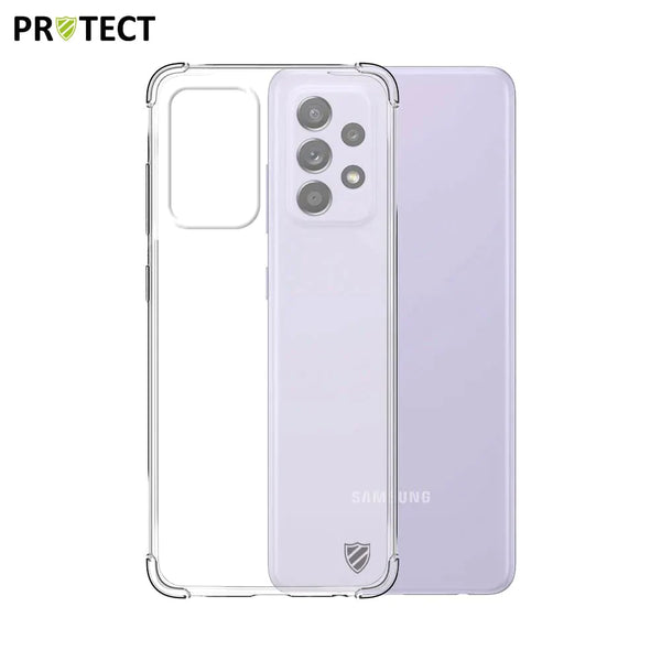 10 St¨¹ck verst_rkte Silikonh¨¹llen PROTECT f¨¹r Samsung Galaxy A52 5G A526 Galaxy A52 4G A525 Bulk Transparent
