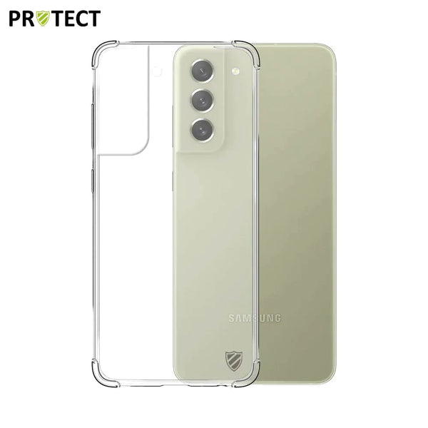 10er-Pack PROTECT verst_rkte Silikonh¨¹llen f¨¹r Samsung Galaxy S21 FE G990 Bulk Transparent