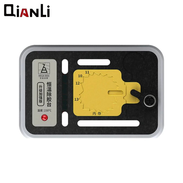 Plateforme de Pr¨¦chauffage pour Composants QianLi MEGA-IDEA Hot Stone pour iPhone CPU A10, A11, A12 & A13