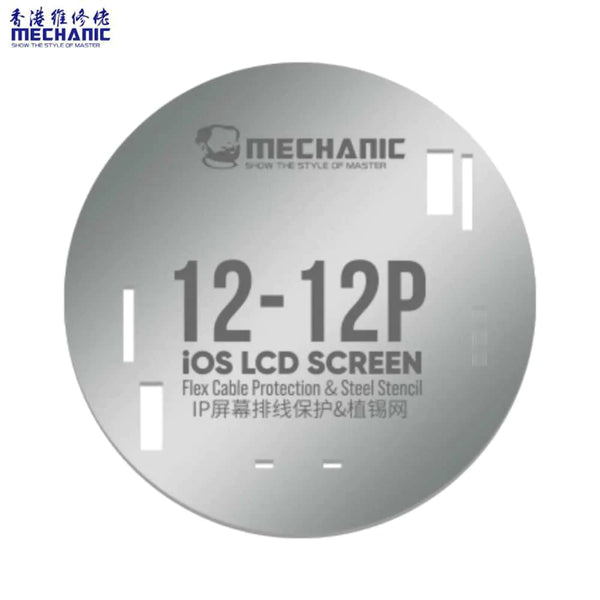 Pochoir de Polissage de Puce IC d'_cran Mechanic pour Apple iPhone 12 & 12 Pro