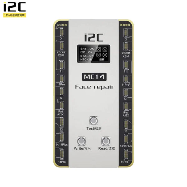 Programmeur i2C MC14 pour R¨¦paration Face ID (avec ou sans Soudure & Puce de R¨¦paration) iPhone X ¨¤ 14 Series & iPad Pro 3 & 4 Series