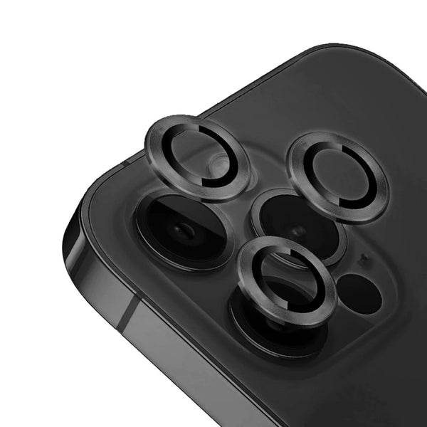 Protector de lente para iPhone 14 Pro y iPhone 14 Pro Max, color negro