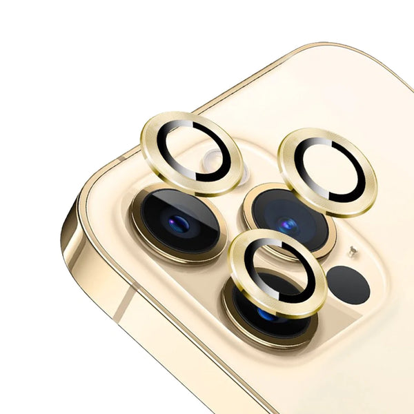 Protector de lente dorado para iPhone 14 Pro y iPhone 14 Pro Max de Apple