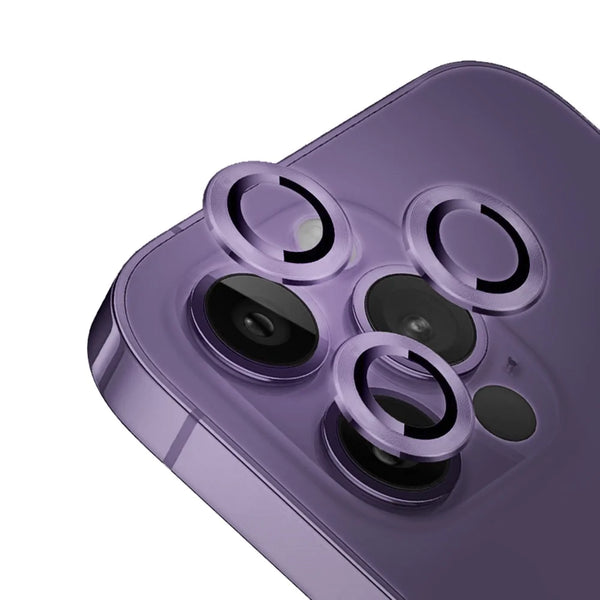Protector de lente morado para iPhone 14 Pro y iPhone 14 Pro Max