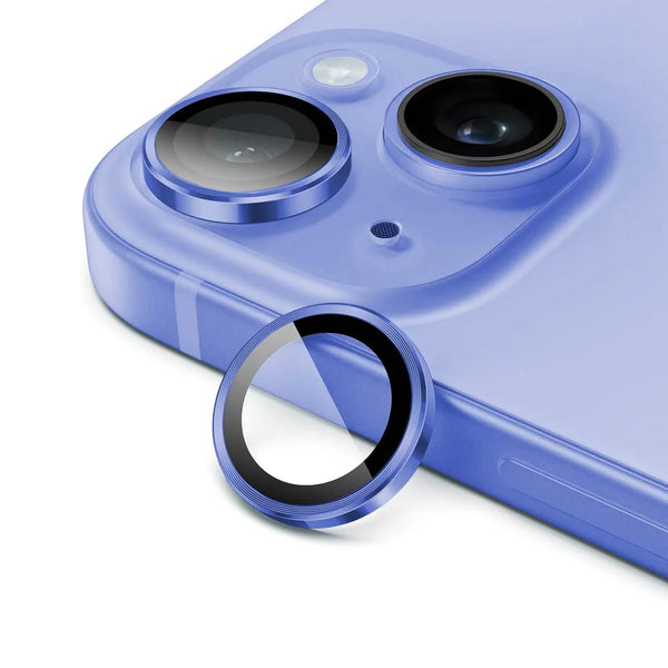 Protector de lente azul para Apple iPhone 16 y 16 Plus