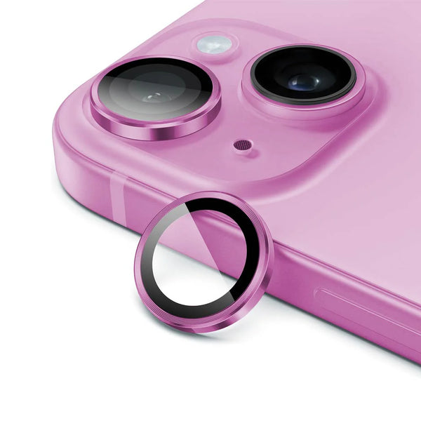 Protection Lentille Apple iPhone 16 & 16 Plus Rose