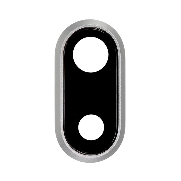 Soporte de lente para Apple iPhone 8 Plus, color plateado